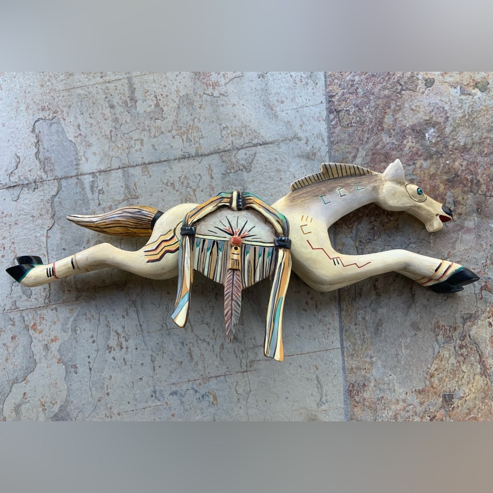 Robert Shields Sedona * Vintage Resin Horse Sculpture